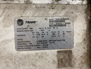 Máy lạnh đặt sàn nối ống gió Model: TWE240CD