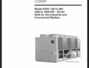 Catalogue Trane RTAC  - France 