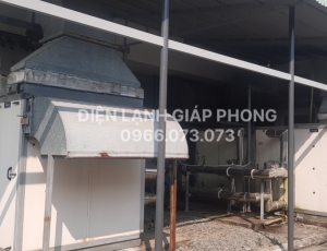 Thay nhớt, bảo trì chiller Trane công ty sản xuất tụ điện tại Quảng Nam